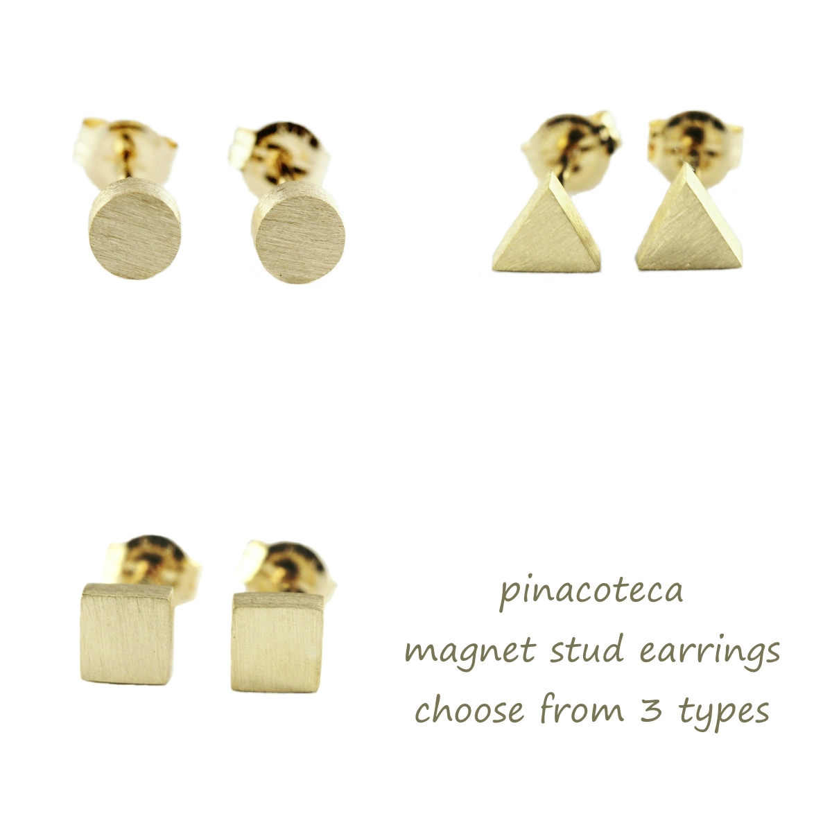 ピナコテーカ マグネット 華奢 スタッド ピアス 18金,pinacoteca Magnet Stud Earrings K18