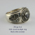 28vingt-huit 231a ラウンド カレッジ リング ブラック ジルコニア メンズ シルバー,ヴァンユィット Round limelight ring Silver Mens