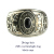 28vingt-huit 232c オーバル リング オニキス メンズ シルバー,ヴァンユィット oval limelight ring black onyx Silver Mens