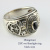 28vingt-huit 232c オーバル リング オニキス メンズ シルバー,ヴァンユィット oval limelight ring black onyx Silver Mens