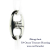 28vingt-huit 314 宝探し 紐ブレスレット ワックスコード シルバー メンズ,ヴァンユイット Ocean Treasure Hunting Wax Cord Bracelet