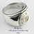 28vingt-huit 317a ラウンド カレッジ ナンバー リング メンズ シルバー,ヴァンユィット number ring Silver Mens