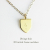 ヴァンユイット 393 イニシャル フレーム 数字 ネックレス 18金 シルバー メンズ,28vingt-huit Initial Frame Necklace K18 Silver Mens