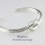 28vingt-huit 762 ダブル ループ バングル メンズ シルバー,ヴァンユィット Double Loop Bangle Silver Mens
