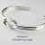 28vingt-huit 762 ダブル ループ バングル メンズ シルバー,ヴァンユィット Double Loop Bangle Silver Mens
