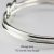 28vingt-huit 762 ダブル ループ バングル メンズ シルバー,ヴァンユィット Double Loop Bangle Silver Mens