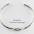 28vingt-huit 762 ダブル ループ バングル メンズ シルバー,ヴァンユィット Double Loop Bangle Silver Mens