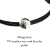 28vingt-huit 779 ナンバー 数字 紐ブレスレット ワックスコード ペア プラチナ900,ヴァンユィット Number Wax Cord Bracelet pt900 Mens