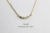 two ply 180 Diamond Collier necklace K18,トゥー プライ ダイヤモンド コリアー 横並びダイヤ 華奢ネックレス 18金