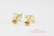 トゥー プライ 372 猫ちゃん ニャンコ リボン ピアス 18金,two ply Kitten Cat Ribbon Stud Earrings K18