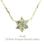 トゥー プライ 230 フラワー ヘキサグラム ダイヤモンド ネックレス 18金,two ply Flower Hexagram Diamond Necklace K18