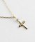 トゥー プライ 251 チャーム クロス ネックレス 18金,two ply Charm Cross Necklace K18