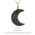トゥー プライ 258 三日月 ブラック ダイヤモンド ネックレス 18金,two ply Crescent Moon Black Diamond Necklace K18