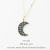 トゥー プライ 258 三日月 ブラック ダイヤモンド ネックレス 18金,two ply Crescent Moon Black Diamond Necklace K18