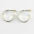 トゥー プライ 273 ツチメ ゴールド フープピアス 18金,two ply Hammered Hoop Earrings K18