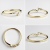 トゥー プライ 394 V字 Vシェイプ ダイヤモンド リング 0.1ct 18金,two ply 394 V Shape Diamond Ring K18