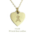 トゥー プライ 404 イニシャル ハート 華奢ネックレス K18,two ply Initial Heart Necklace 18金