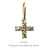 two ply 461 greek cross diamond charm グリーク クロス ダイヤモンド チャーム トゥー プライ