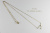 トゥー プライ 552 ウィッシュボーン ネックレス 18金,two ply Wishbone Necklace K18