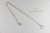 トゥー プライ 553 ウィッシュボーン ネックレス 18金,two ply Wishbone Necklace K18
