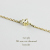 トゥー プライ 583 ローズカット 一粒ダイヤモンド ブレスレット 18金,two ply Rose Cut Diamond Bracelet K18