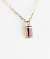 トゥー プライ 603 ロードライト ガーネット バケットカット 華奢ガーネット 18金,two ply  Precious Stone Garnet Necklace K18
