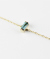トゥー プライ 604 ブルートパーズ バケットカット 華奢ブレスレット 18金,two ply  Precious Stone Blue Topaz Bracelet K18
