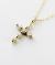 トゥー プライ 625 シマー ダイヤモンド クロス ネックレス 18金,two ply Shimmer Diamond Cross Necklace K18