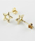 トゥー プライ 632 シューティング スター スタッド ピアス 18金,two ply Shooting Star Stud Earrings K18