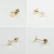 トゥー プライ 644 トゥット アモーレ ハート 華奢 ピアス 片耳 イニシャル 18金,two ply Tutto Amore Heart Stud Earring K18