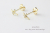 ピナコテーカ 247 タイニー クロス 華奢 スタッド ピアス 18金,pinacoteca Tiny Cross Stud Earrings K18