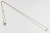 レデッサンドゥデュー 573 トリリアント ダイヤモンド リボン 華奢ネックレス 18金,les desseins de DIEU Diamond Ribbon Necklace K18