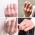 レデッサンドゥデュー 891H トリニティ 3本セット リング ツチメ 華奢リング 18金,les desseins de DIEU Trinity Hammered Ring K18