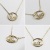 レデッサンドゥデュー 992 ピース 平和 ネックレス ゴールド 華奢 18金,les desseins de DIEU Peace Necklace K18