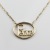 レデッサンドゥデュー 992 ピース 平和 ネックレス ゴールド 華奢 18金,les desseins de DIEU Peace Necklace K18