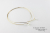 les desseins de DIEU 297 Solid Gold Hoop Earrings 5.5 レデッサンドゥデュー 金線 ハンドメイド フープピアス