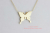 レデッサンドゥデュー 408H バタフライ ダイヤモンド ネックレス 18金,les desseins de DIEU Butterfly Diamond Necklace K18