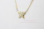 les desseins de DIEU 414D プチ バタフライ ダイヤモンド 華奢ネックレス K18,レデッサンドゥデュー Petit Butterfly Dia Necklace