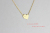 les desseins de DIEU 421 ハート ネーム 華奢ネックレス K18,レデッサンドゥデュー Heart Name Necklace 18金