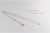 les desseins de DIEU 421 ハート ネーム 華奢ネックレス K18,レデッサンドゥデュー Heart Name Necklace 18金 initial