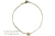 les desseins de DIEU 451 triangle bracelet K18,レデッサンドゥデュー トライアングル 華奢ブレスレット 18金