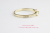 レデッサンドゥデュー 574 リボン ハーフエタニティ ダイヤモンド 華奢リング 18金,les desseins de dieu ribbon half eternity ring K18