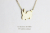 レデッサンドゥデュー 577 ラビット ウサギ 華奢ネックレス 18金,les desseins de DIEU Rabbit Necklace K18