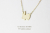 レデッサンドゥデュー 577 ラビット ウサギ 華奢ネックレス 18金,les desseins de DIEU Rabbit Necklace K18