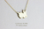 レデッサンドゥデュー 577 ラビット ウサギ 華奢ネックレス 18金,les desseins de DIEU Rabbit Necklace K18