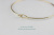 les desseins de DIEU 581 Fine Gold Diamond Hook Bangle K18 レデッサンドゥデュー ゴールド ダイヤ ハンドメイド フック バングル