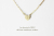 レデッサンドゥデュー 685 ラメ ハート ネックレス 18金,les desseins de DIEU Lame Heart Necklace K18