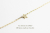 レデッサンドゥデュー 688 ラメ スモール スター ブレスレット 18金,les desseins de DIEU Lame Small Star Bracelet K18