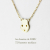 レデッサンドゥデュー 723 ハムスター ネックレス 18金,les desseins de DIEU Hamster Necklace K18