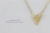 レデッサンドゥデュー 830 ポインティー ラメ ハート ネックレス 18金,les desseins de dieu Lame Heart Necklace K18